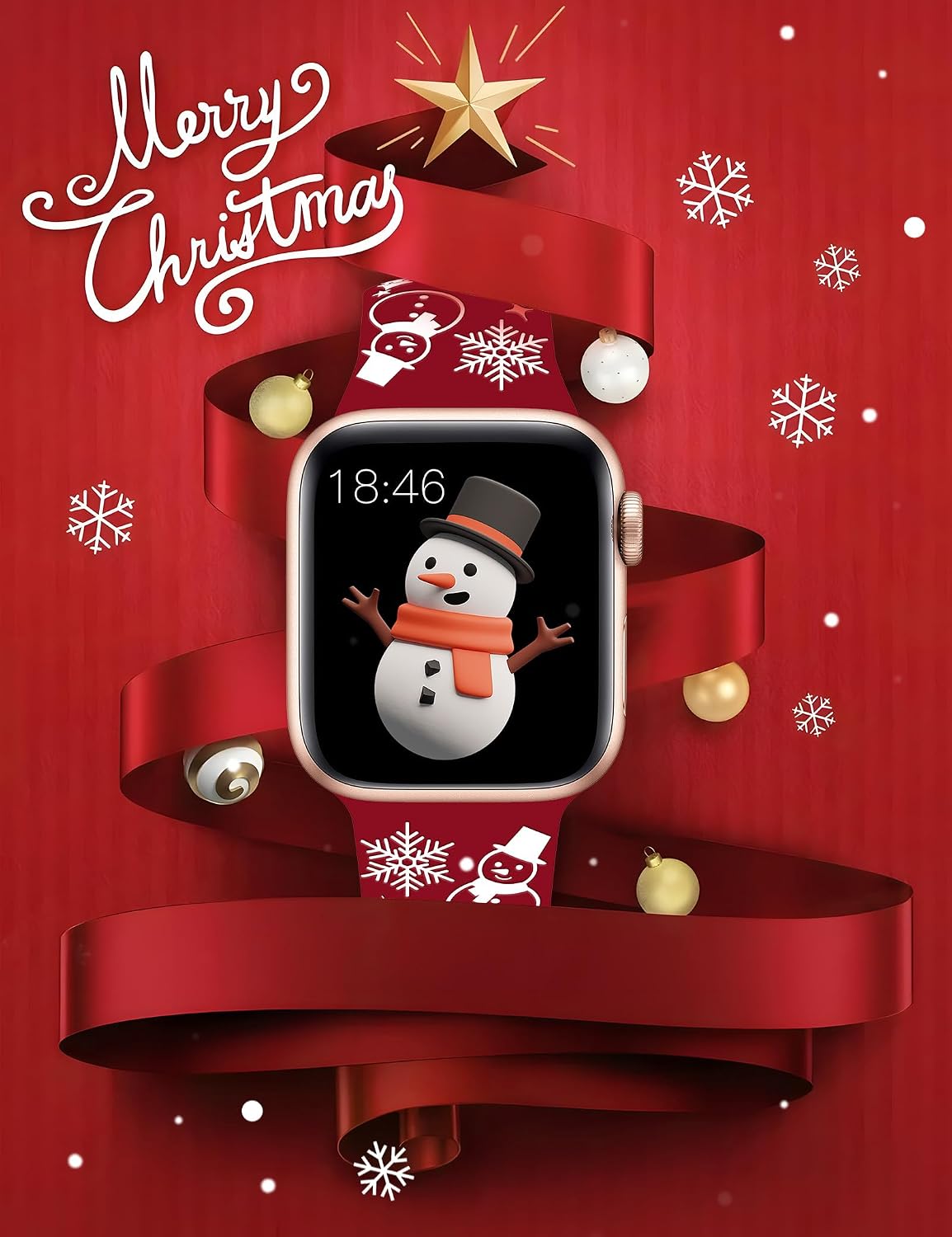 38/40/41/42 Christmas Apple Watch Band image 2