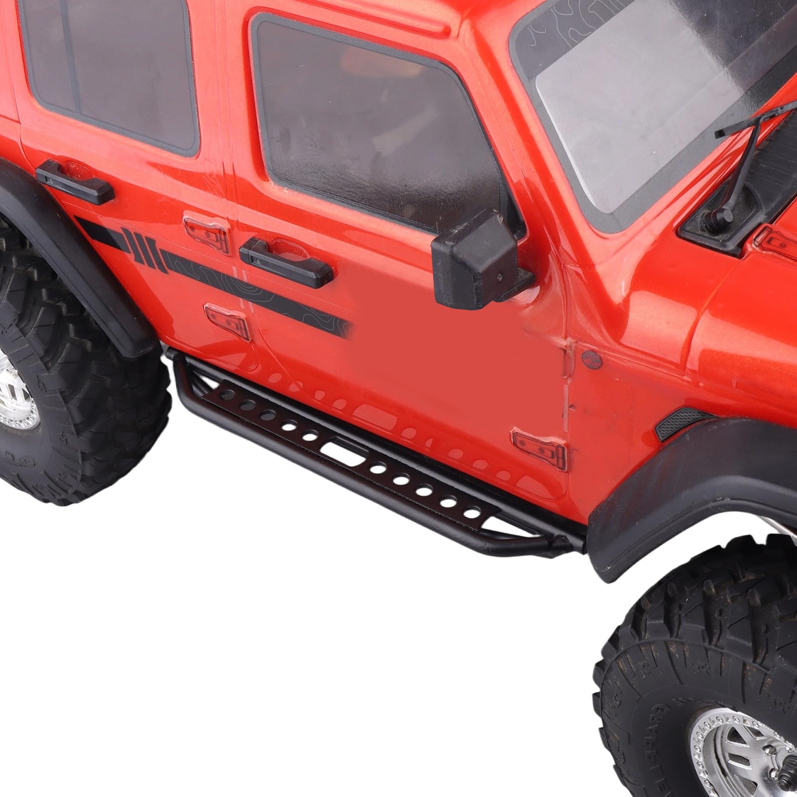 RC Crawler Rock Sliders Metal Side Step Running Boards Płyta nożna do Axial SCX10 III akcesoria do korpusu