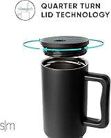 Vista 3 de Simple Modern - Tapa para Vaso con Pajita Reemplazo Reutilizable SOLO para Botella de Agua de Acero Inoxidable, Taza de Café Helado, Vaso de Viaje