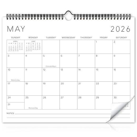 Beautiful 2026-2027 Wall Calendar - Runs from June 2026 until December 2027 - Large 14.5" x 11.5" Office Wall Calendar for Easy Organizing