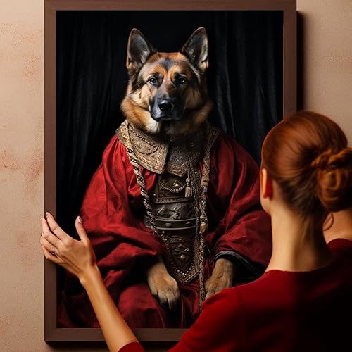 Miniatura 170 de Thuan Chow Chow Retrato de mascota con disfraz real de perro en un disfraz retrato de perro con vestimenta Retrato medieval de mascota retrato