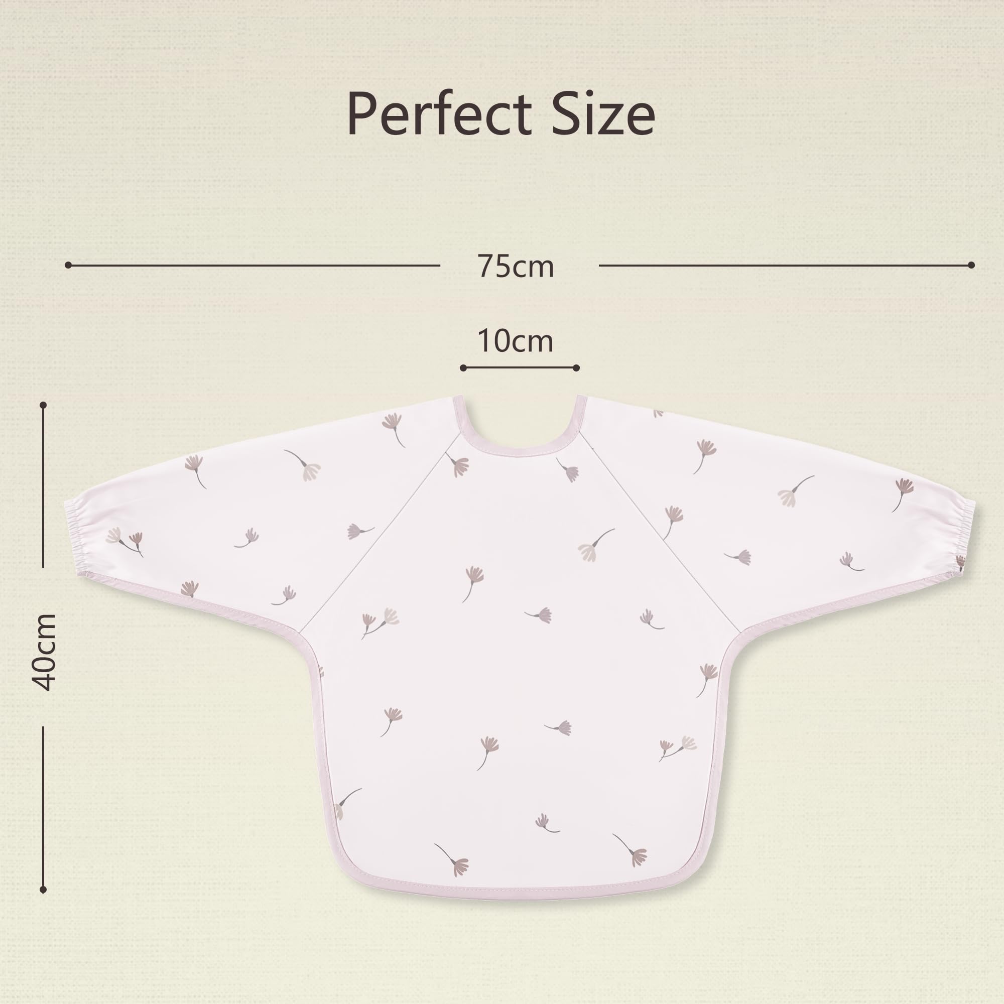 Susurration Baby Bibs with Sleeves - Image 2