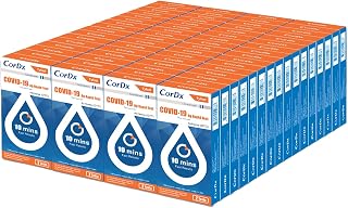 CorDx TyFast at Home COVID 19 Antigen Rapid Test Kit, Easy, Accurate, Fast Results in 10 Minutes. (90-Pack)