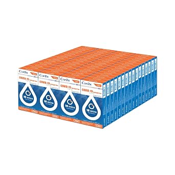 CorDx TyFast at Home COVID 19 Antigen Rapid Test Kit, Easy, Accurate, Fast Results in 10 Minutes. 90-Pack