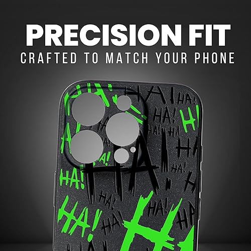 Miniatura 5 de SIMPLYMDRN Funda para iPhone 13 Pro brillante a prueba de golpes de la serie delgada para hombres, 6.1 pulgadas 2021, negro (Jok3ster negro)