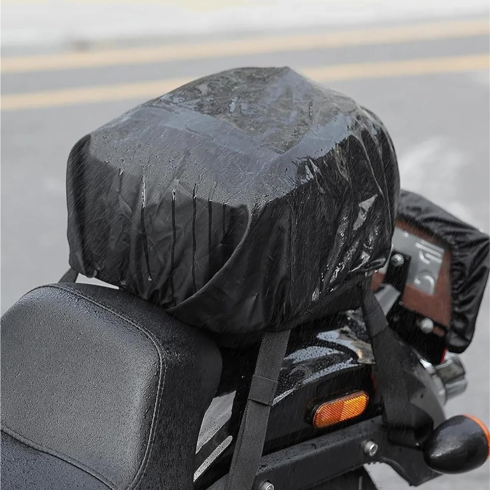 Motorradtasche Hecktaschen Erweiterbare 7-12L Gepäckaufbewahrungstasche Für Den Rücksitz Mit Schultergurt Für R1200 R1250GS Motorradtasche