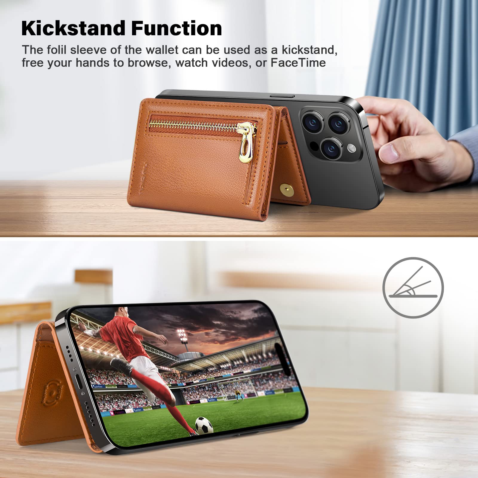 Amazon.co.jp: nuoku 磁気財布 携帯電話用 Magsafeウォレット対応 磁気