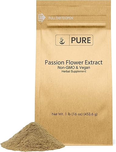 Pure Original Ingredients Extracto de flor de la pasión (1 libra) puro y natural, sin OMG, sin gluten