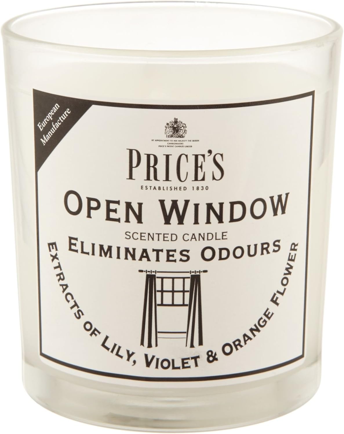 Price's Open Window Candle in Jar - Pack of 6