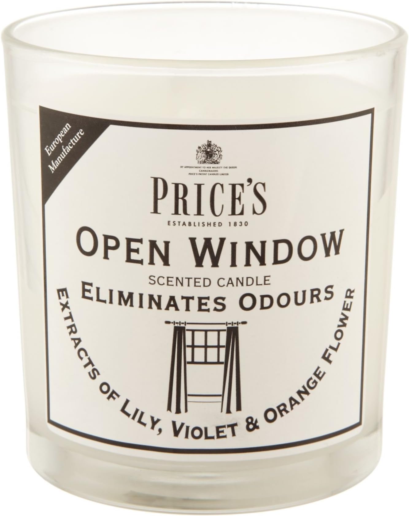 Price's Open Window Candle in Jar - Pack of 6