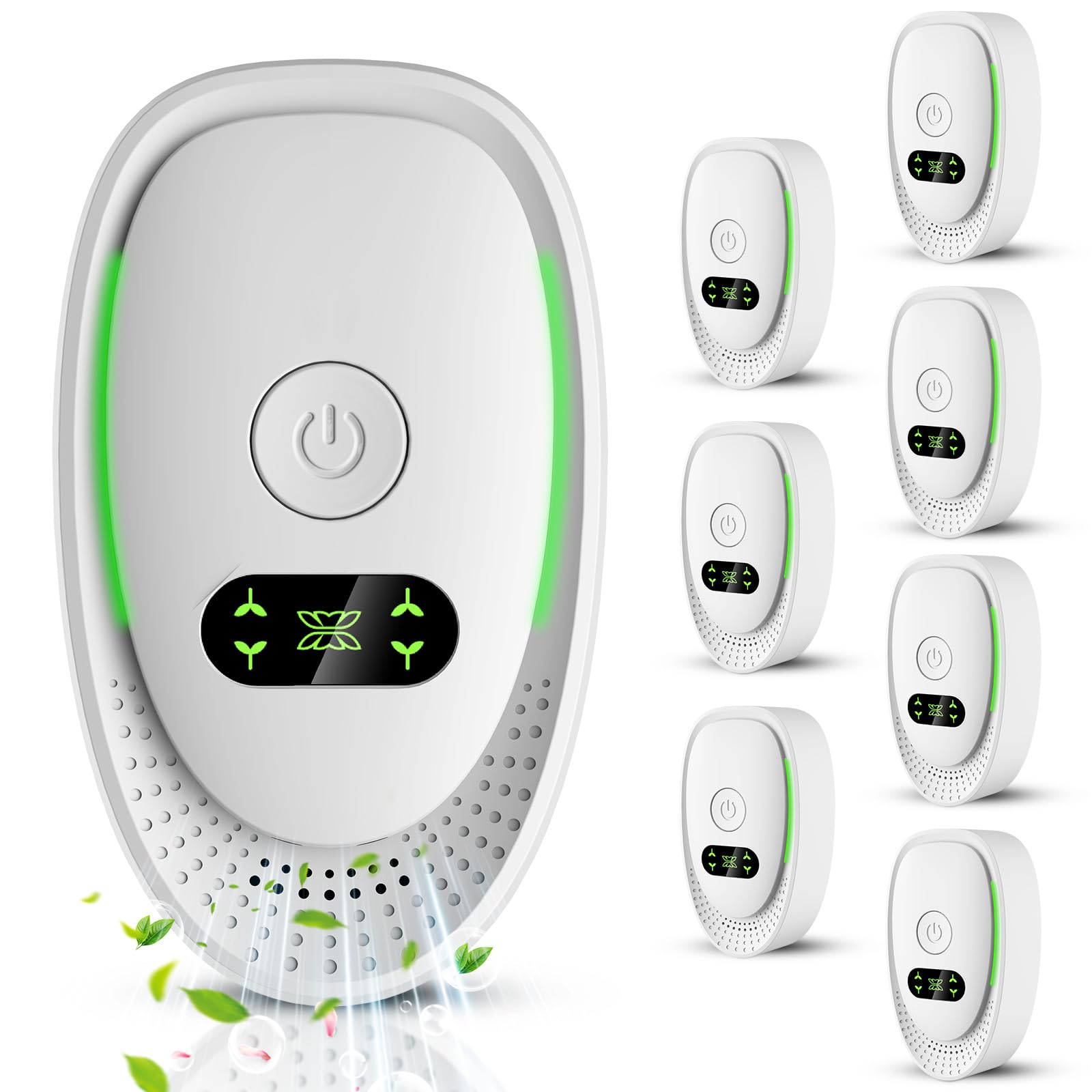 Purificateur d'air maison lot de 8 mini ioniseurs pour chambre et salon sans odeur