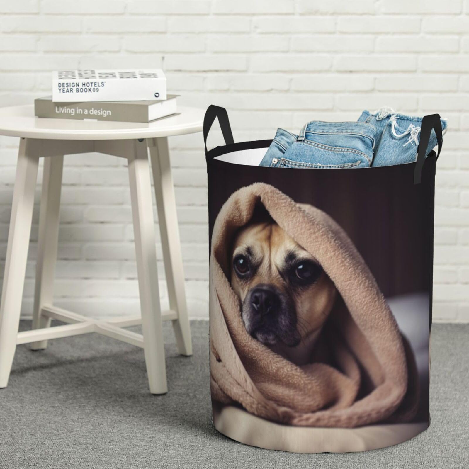 Grand panier à linge sale autonome pour chambre et jouets S