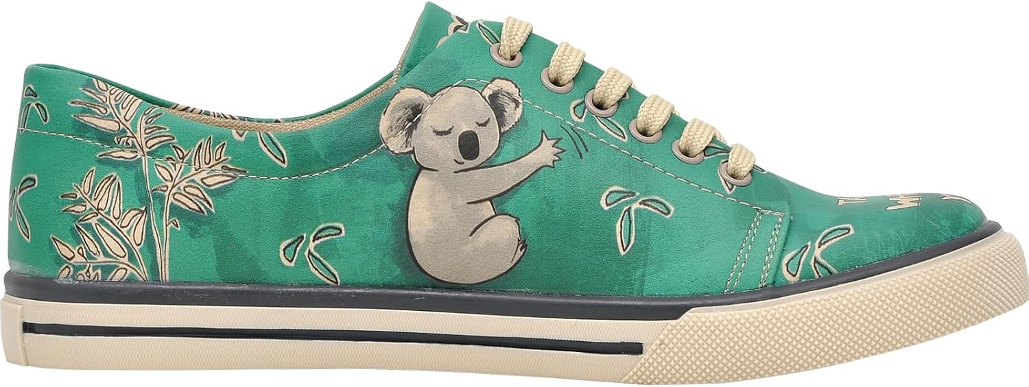 DOGO Vegan Leather Sneakers for Women - Handmade and Unique Fashion Sneakers for Women