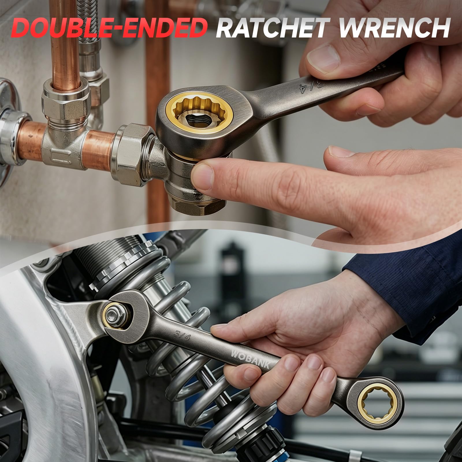 WOBANK 22-Piece Ratcheting Wrench Set -7