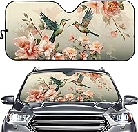 Vista 16 de SEANATIVE Parasol para ventana frontal con bandera estadounidense negra, para mujeres y hombres, bloqueo de calor, para la mayoría de automóviles