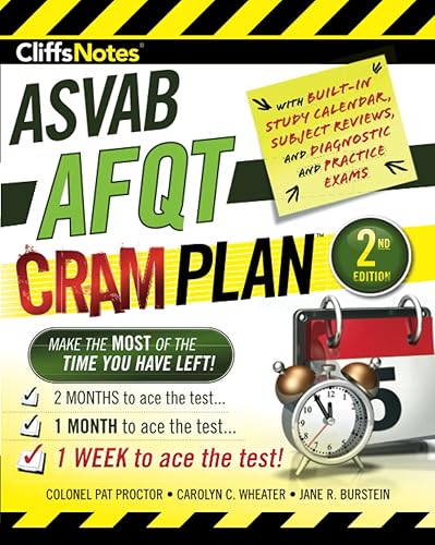 CliffsNotes ASVAB AFQT Cram Plan: 2nd Edition, Revised (CliffsNotes Cram Plan)