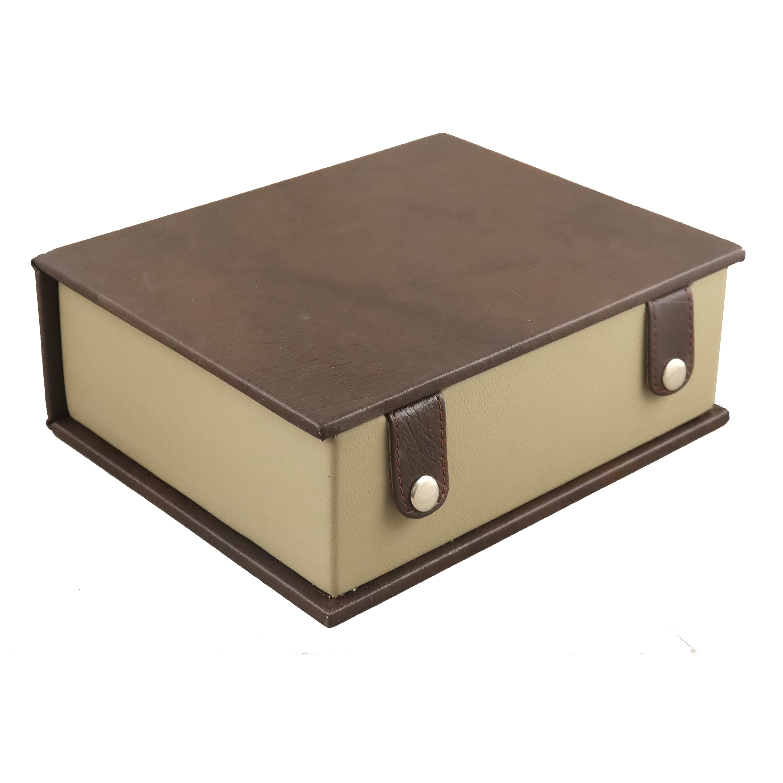 Royal Chess Mall - Book Style Storage Box for Chess Pieces Upto 4.2" King Chessmen Set- Leatherette