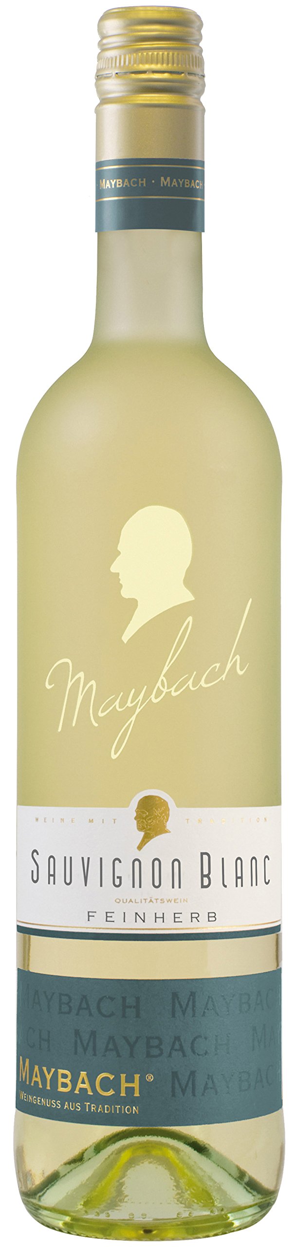Maybach Sauvignon Blanc feinherb 2016 (6 x 0.75 l)