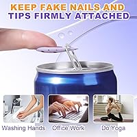 Vista 4 de Pegamento de uñas para uñas de acrílico.