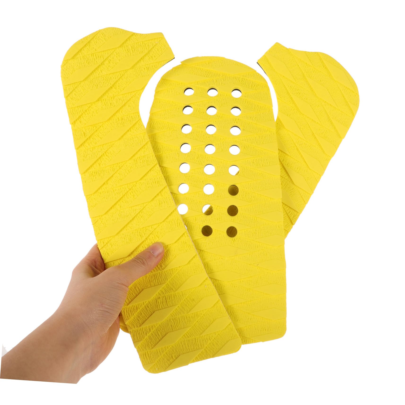 KICHOUSE 1 Set Surfboard Traction Mats Non-Slip Tail Pads for Deck Grip Adhesive Back