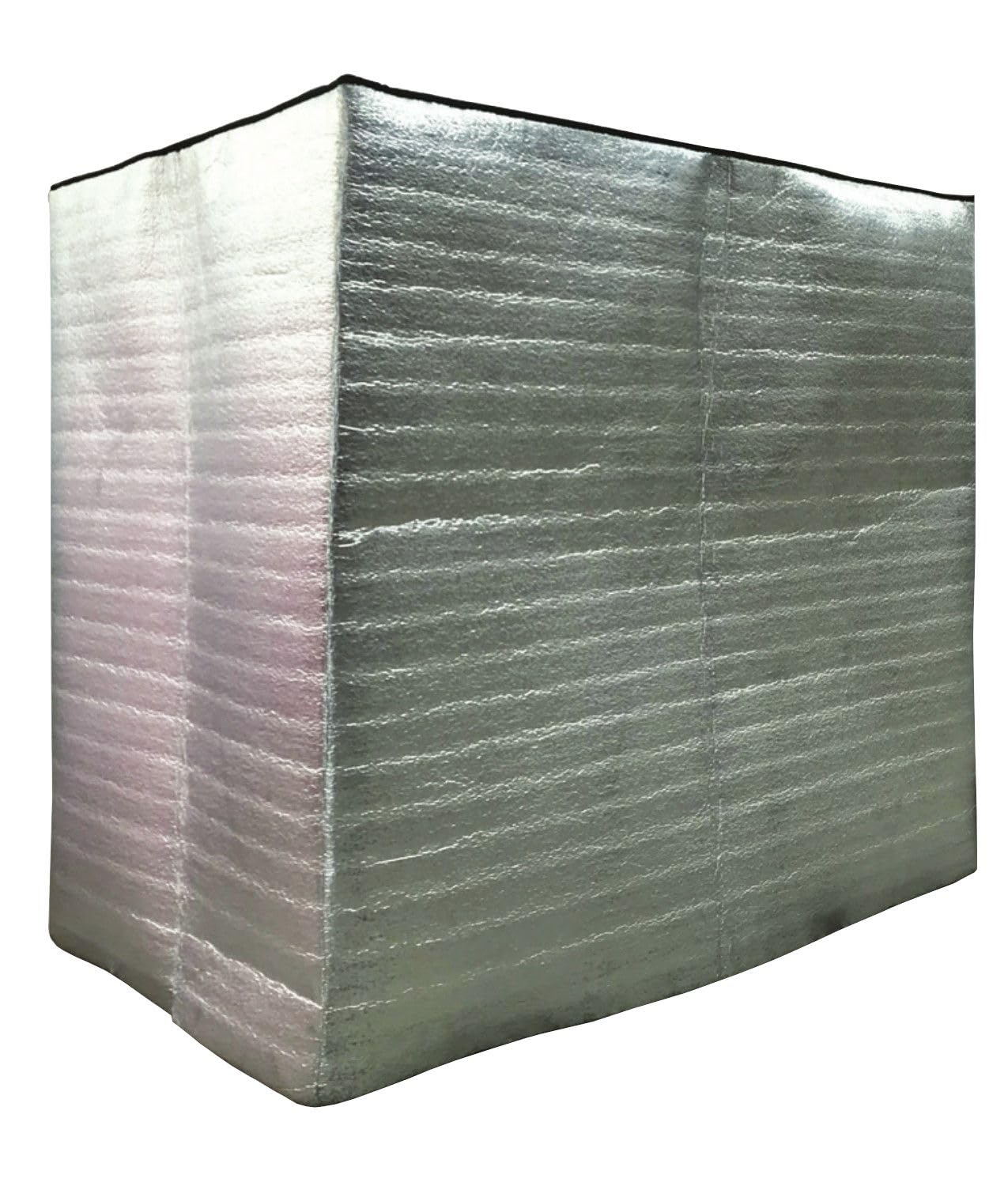 Cappuccio isotermico per pallet Safemax con materiale isolante termoriflettente ad elevate prestazioni, protegge sia durante il trasporto sia nello stoccaggio (Isolante, 80x120xh180cm)