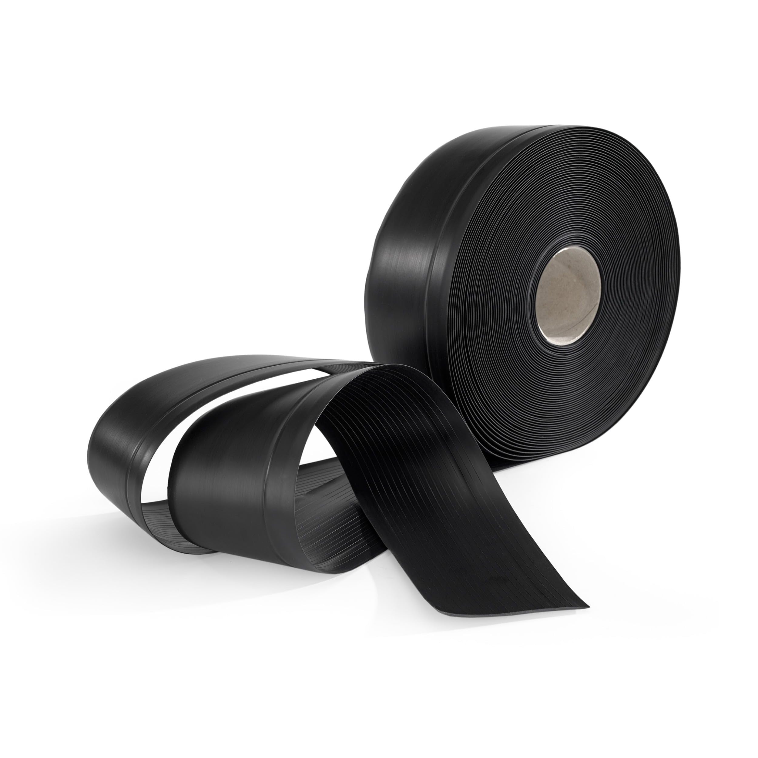 Quest Plinthe Souple PVC 70 x 20 mm Imperméable - Noir, 15 m