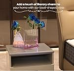 Book Vase for Flowers Home Décor,Artistic and Cultural Flavor Decorative Acrylic Clear Vase for Home and Office,Creative Gifts for Book Lovers. (Pink) | Simplicity Bookshelf Decor,Unique Stuff for Book Lovers,Home Decor,Book Club Gifts,Decorative Acc