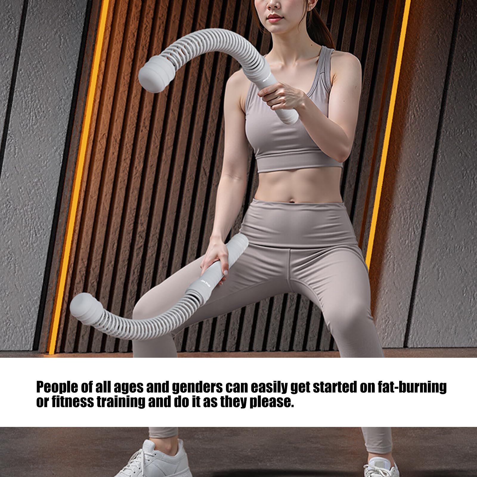 Cuerda de batalla inalámbrica de durabilidad con núcleos de acero de alta elasticidad para entrenamiento de cuerpo completo y ahorro de espacio