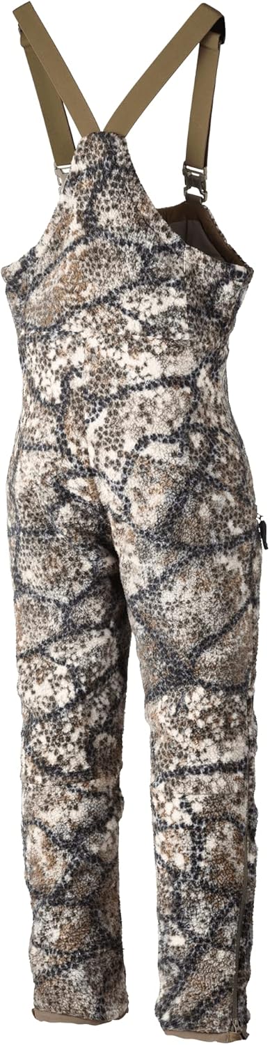 Badlands Men's Silens Bib - Insulated Fleece Hunting Bibs for Cold Weather Sits, 100g PrimaLoft, Wind Resistant