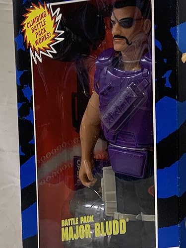 Miniatura 2 de Figura de acción GI Joe Hall of Fame Cobra MAJOR BLUDD de 12 pulgadas (1993 Hasbro)