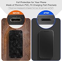 Vista 21 de 20 tapones antipolvo para iPhone 14, 14 Pro Max, 13, 13 Pro Max, 12, 12 Pro Max, 11, 11 Pro, X, XS, XR, 8, 7, iPhone Lightning puerto de carga