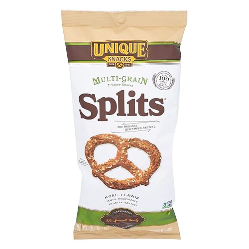 Vista 17 de Unique Snacks - Pretzels multigrano, horneados caseros, certificados OU Kosher y sin OMG, bolsa de 11 onzas (paquete de 6) Sin sabores artificiales