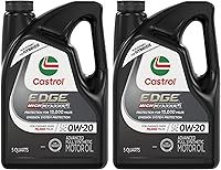 Vista 15 de Castrol EDGE High Mileage 0W-20 Advanced - Aceite de motor sintético completo, 1 cuarto de galón, paquete de 6