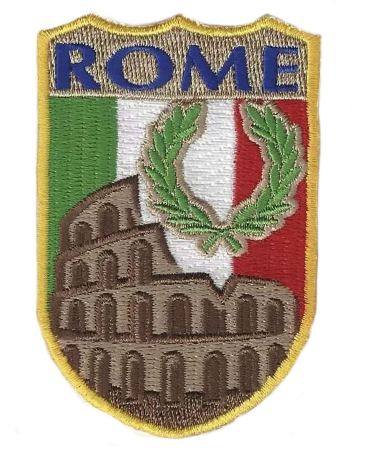 Patch Brodé Souvenir Drapeau Roms Romani Tsiganes - Idéal Pour Customiser Sac à Dos Ou Veste - Neuf Sans Marque