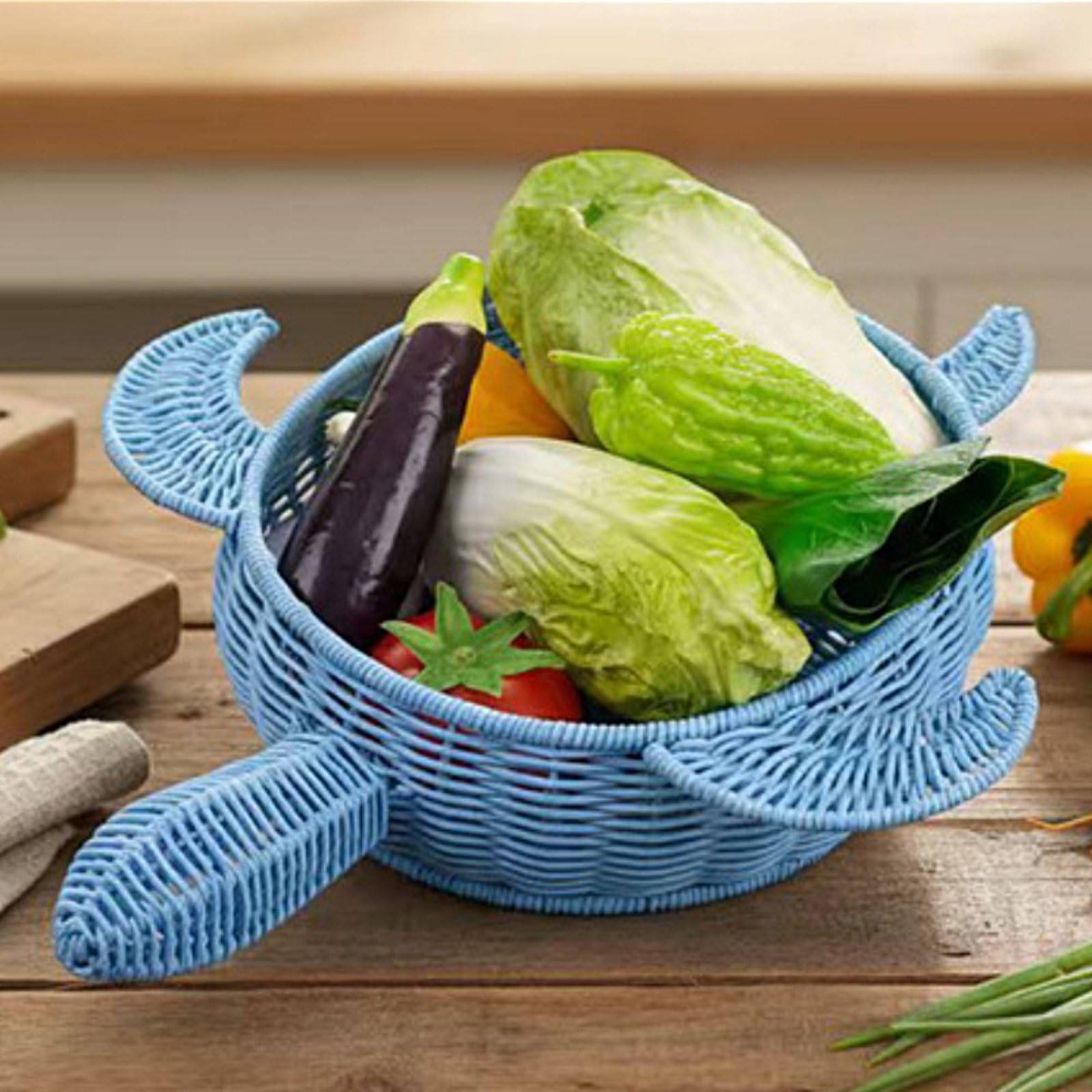 Baoblaze Cestino Portaoggetti Bambini Cesto Contenitore Scatola Organizzatore Cesto Intrecciato in PP con Struttura Leggera per Tenere in Ordine