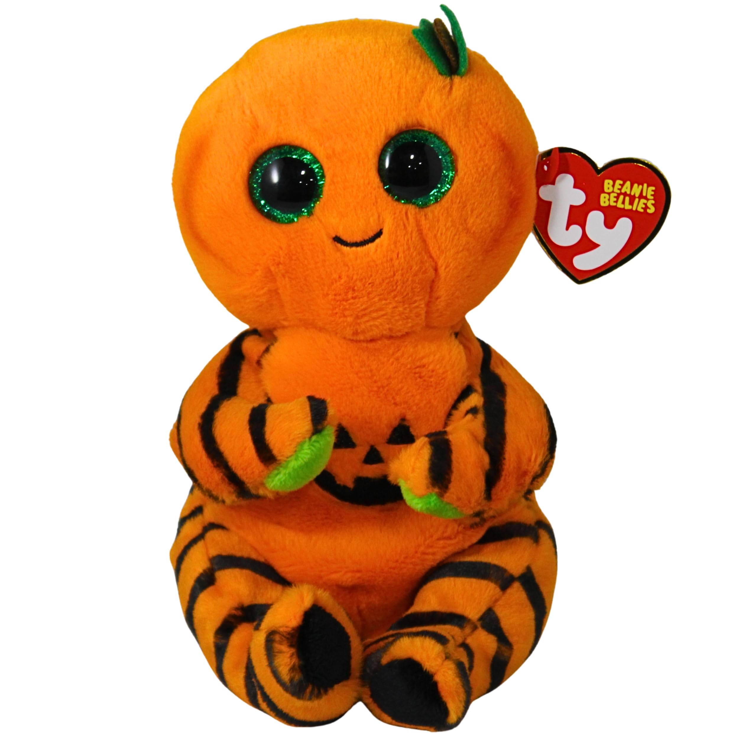 Ty - Beanie Boos - Trickster Pumpkin - Halloween 2024 /Plush, Multicolor, 10 cm x 16 cm x 9 cm