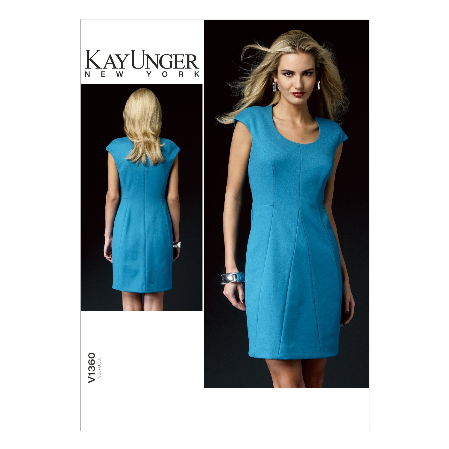 Robe Vogue Patterns pour jeune femme patrons de couture tailles 16 à 24