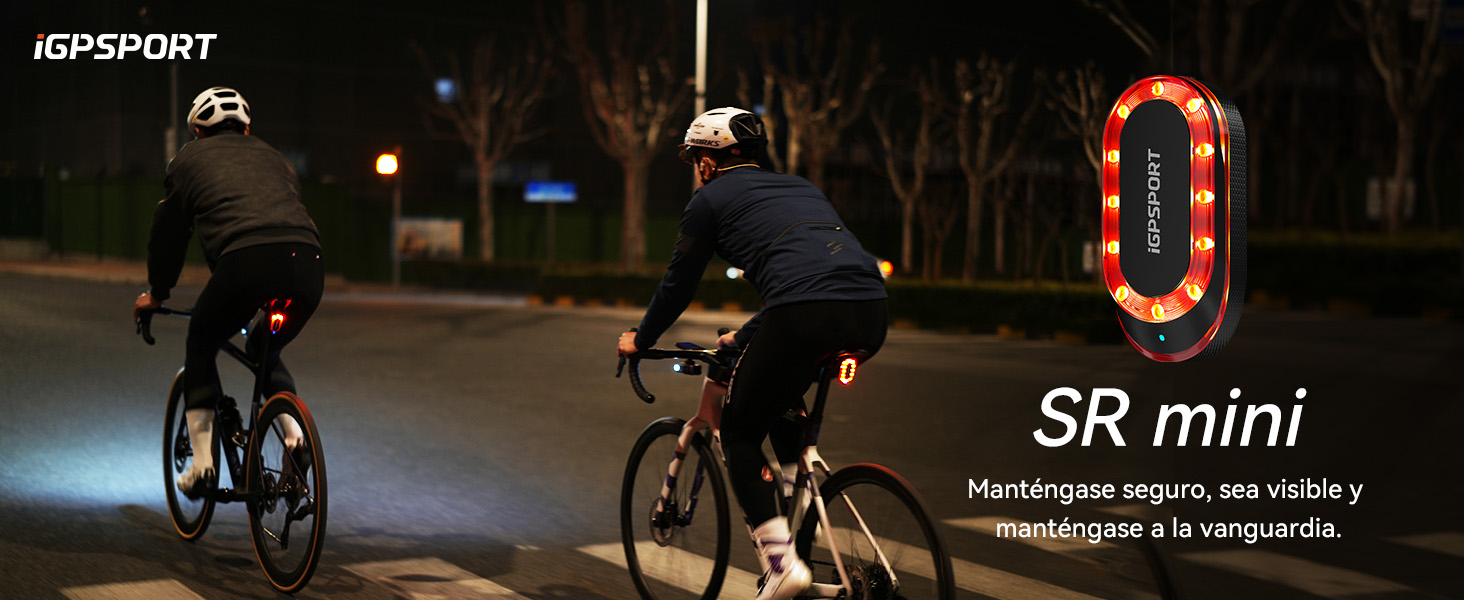 IGPSPORT SR Mini Rear Bike Light With Vehicle Radar