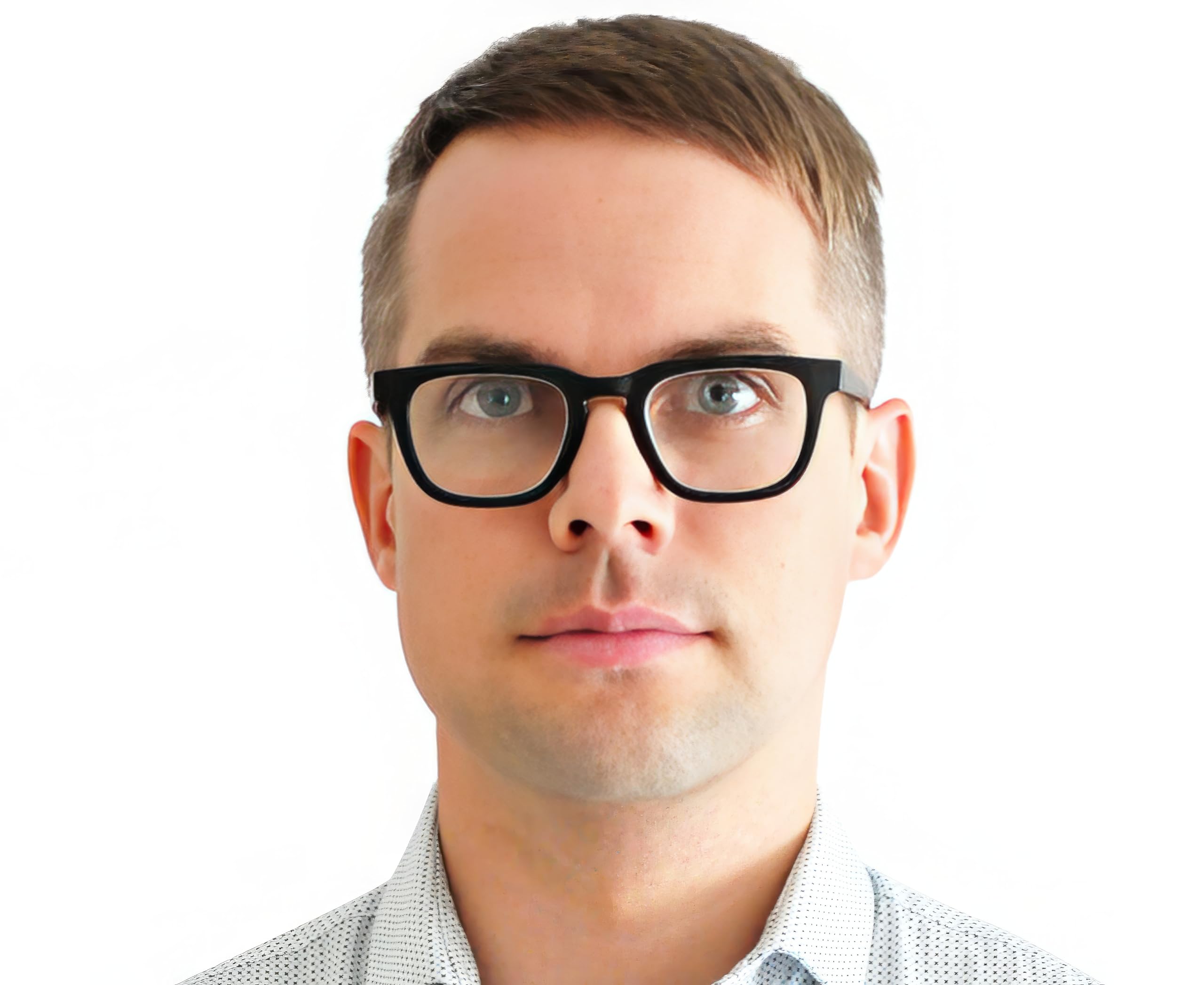 Mini Brille, Nerd Blue Light Blocking Reading Glasses with Rectangle Lens, FREE Case, Plastic Frame (Black) - Image 2