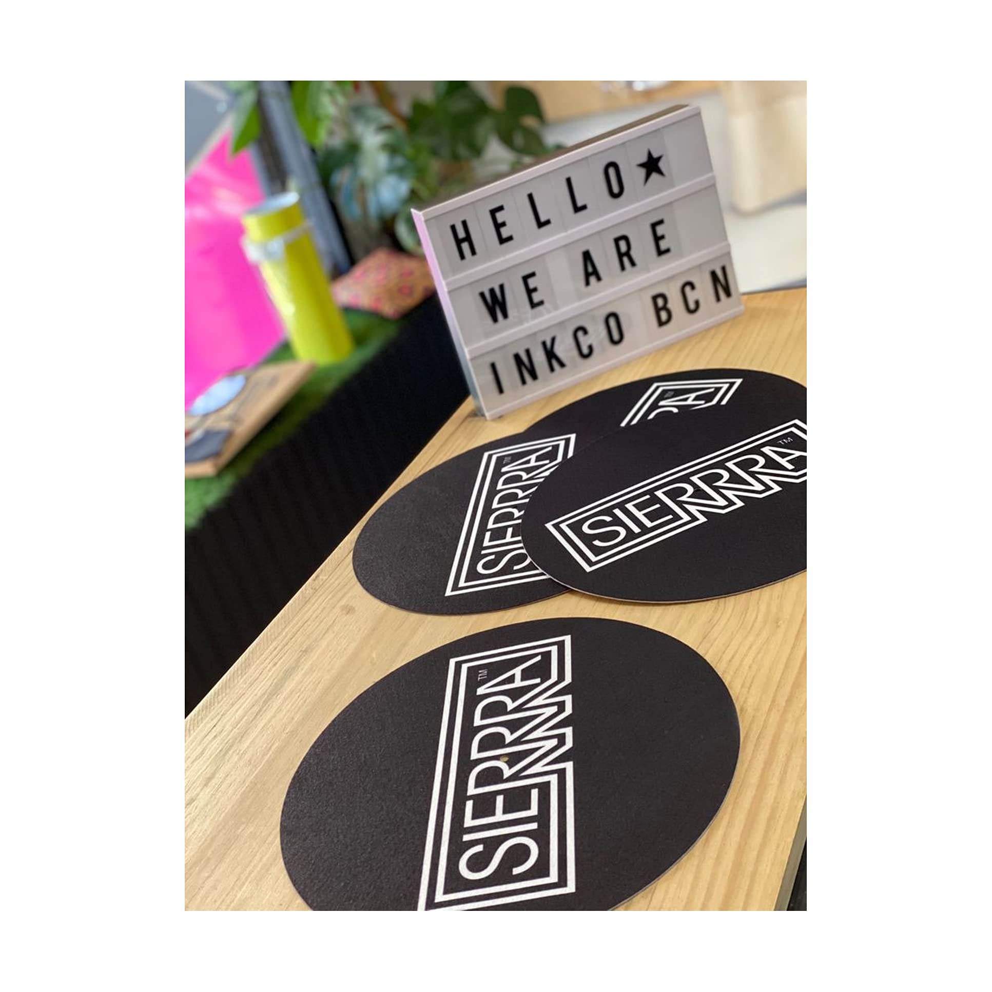 Slipmat - Alfombrilla Personalizado con el diseño Que Quieras!! para Tocadiscos, Platos. Especial para DJs o Aficionados a los vinilos