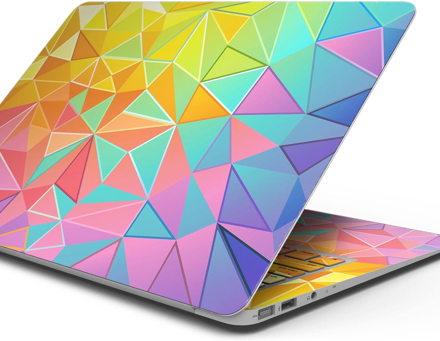 DesignSkinz - Retro Geometric - Full-Body Wrap Protective Decal Skin Kit Compatible with MacBook 16" Pro M1 (A2485)