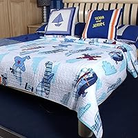 Vista 16 de ABREEZE Colcha de algodón para niñas, manta acolchada de 43 x 51 pulgadas, para niños pequeños y bebés, manta de cama de bebé, manta acolchada