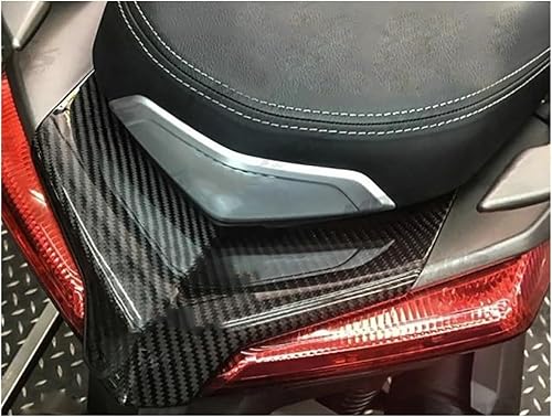 Miniatura 5 de OkaTor Compatible con Yamaha compatible con Xmax 300 Xmax300 motocicleta scooter fibra de carbono luz trasera cubierta protectora decorativa