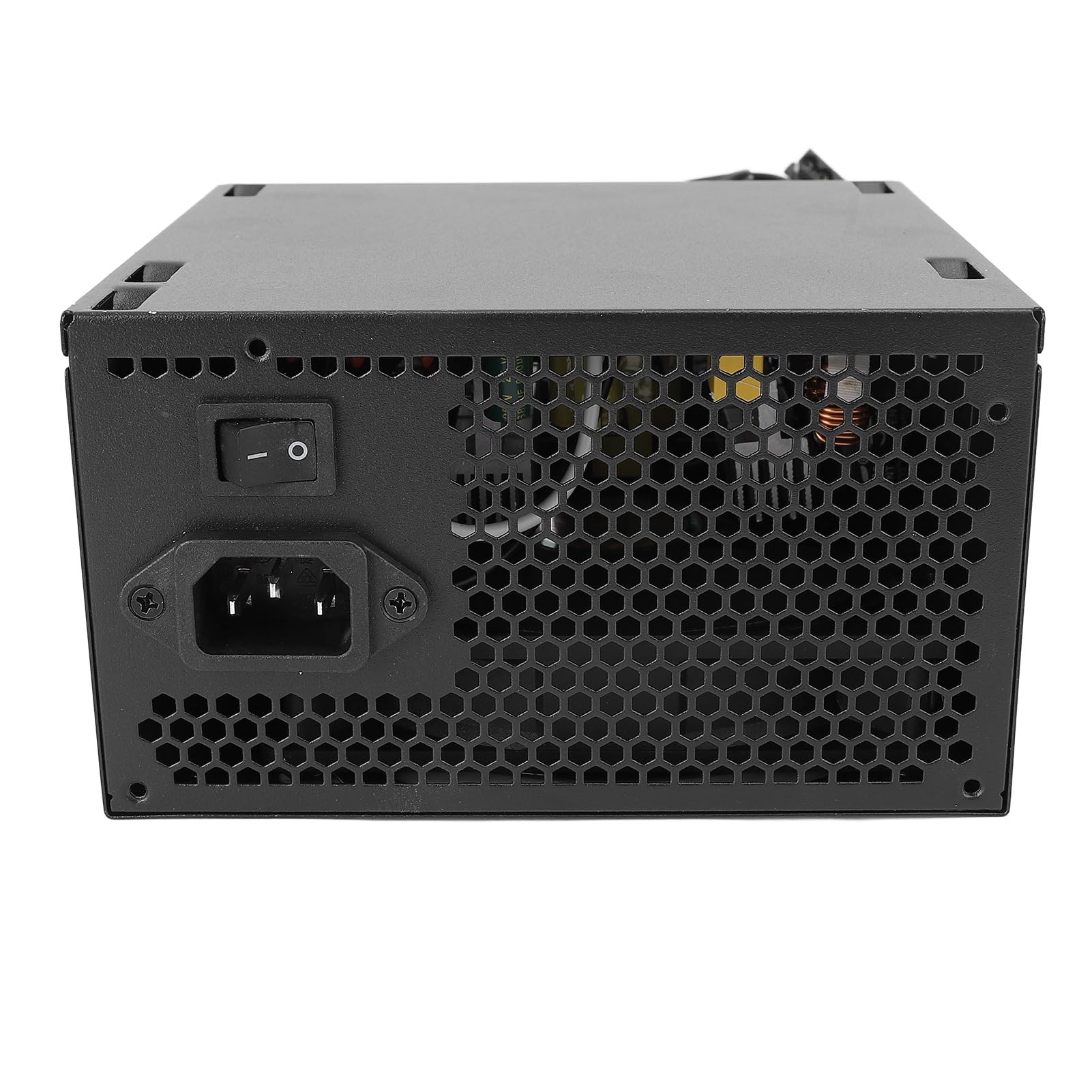 Fabater Alimentatore per Computer da 600 W PSU Affidabile Ed Efficiente per PC da Gioco Dual Core Case ATX con Ventola Nera da 12 Cm