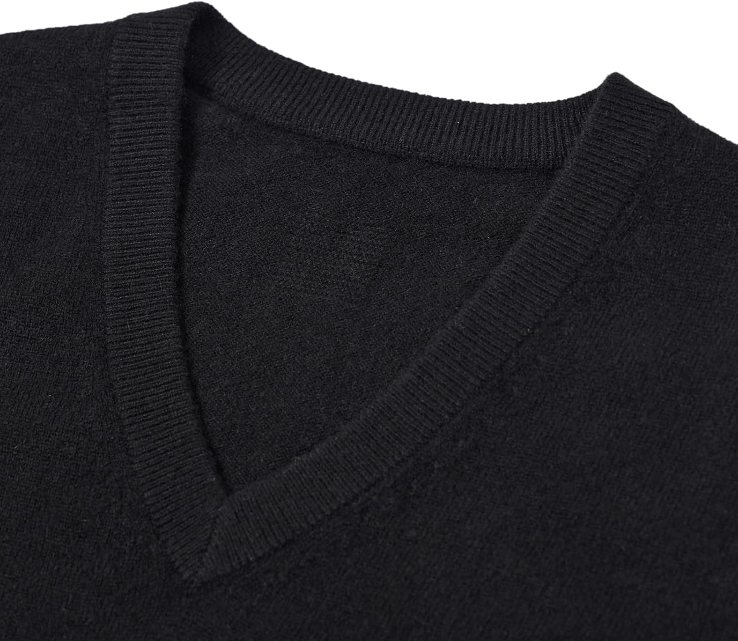 KVSS Men's V-Neck 100% Pure Cashmere Sweater Vest, Sleeveless Pullover Cashmere Sweaters for Men | Luxury from Inner Mongolia - Image 6