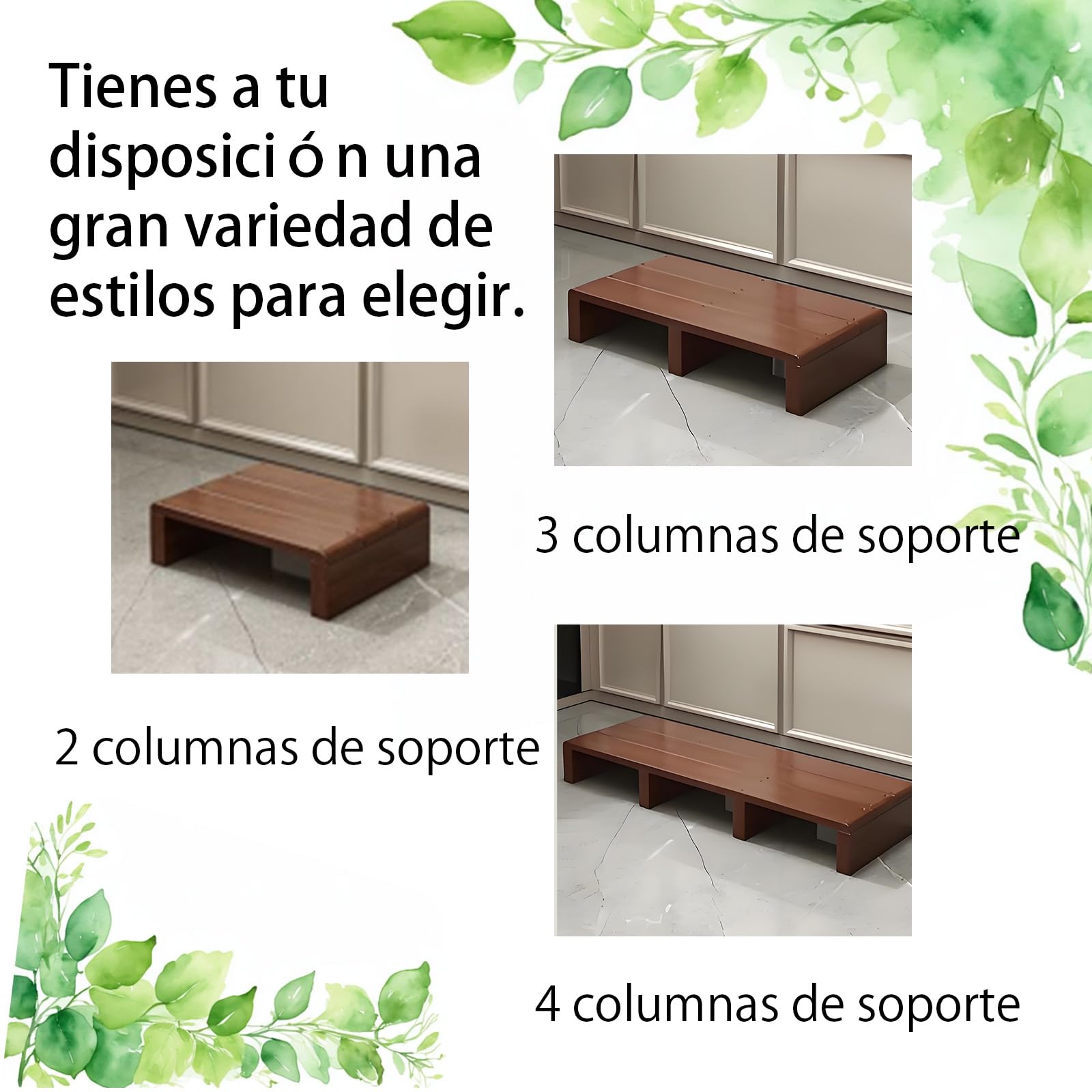 Taburete Taburete Escalonado Taburete de Madera Antideslizante para Ancianos con Capacidad,Taburete portátil para baño, Dormitorio, Puerta Estable para Escritorio, Soporte Natural Elegante
