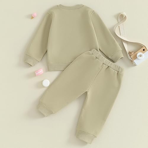 Miniatura 3 de Daddys - Conjunto de ropa para bebé niña pequeña, sudadera de manga larga, pantalones deportivos y pantalones deportivos para otoño e invierno