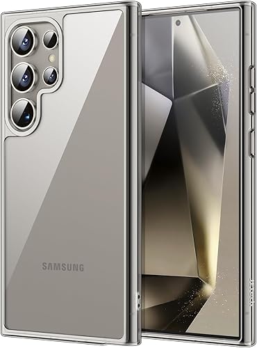 Vista 19 de JETech Funda para Samsung Galaxy S24 5G, Protector con Parachoques Antiamarillento a Prueba de Golpes, Cubierta Protectora para Teléfono Transparente