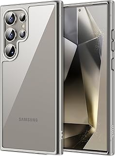 JETech Cover Case for Samsung Galaxy S24 Ultra 5G, Non-Yellowing Shockproof Bumper Protective Phone Cover, Anti-Scratch Ha...