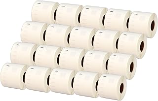 Printing Saver 20x 99015 54 x 70 mm Compatible Multipurpose Labels Rolls (320 Labels per Roll) for LabelWriter 310 320 330 4XL 400 450 Turbo/Twin Turbo/Duo & Seiko SLP Label Printers